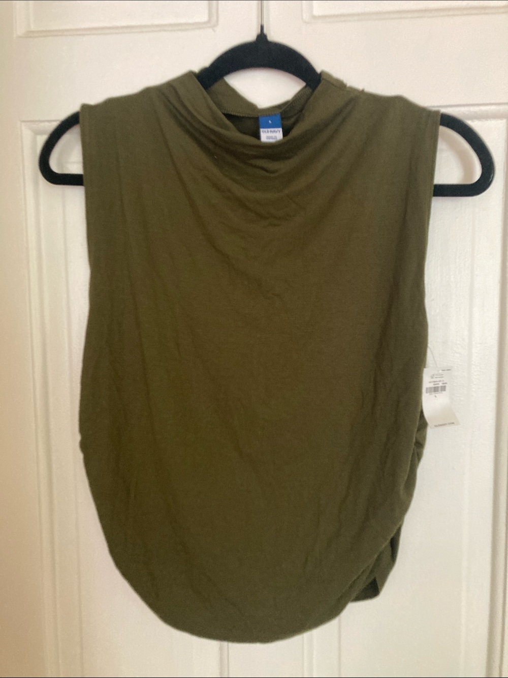 Old Navy Olive Green Sleeveless Mock Neck Tank